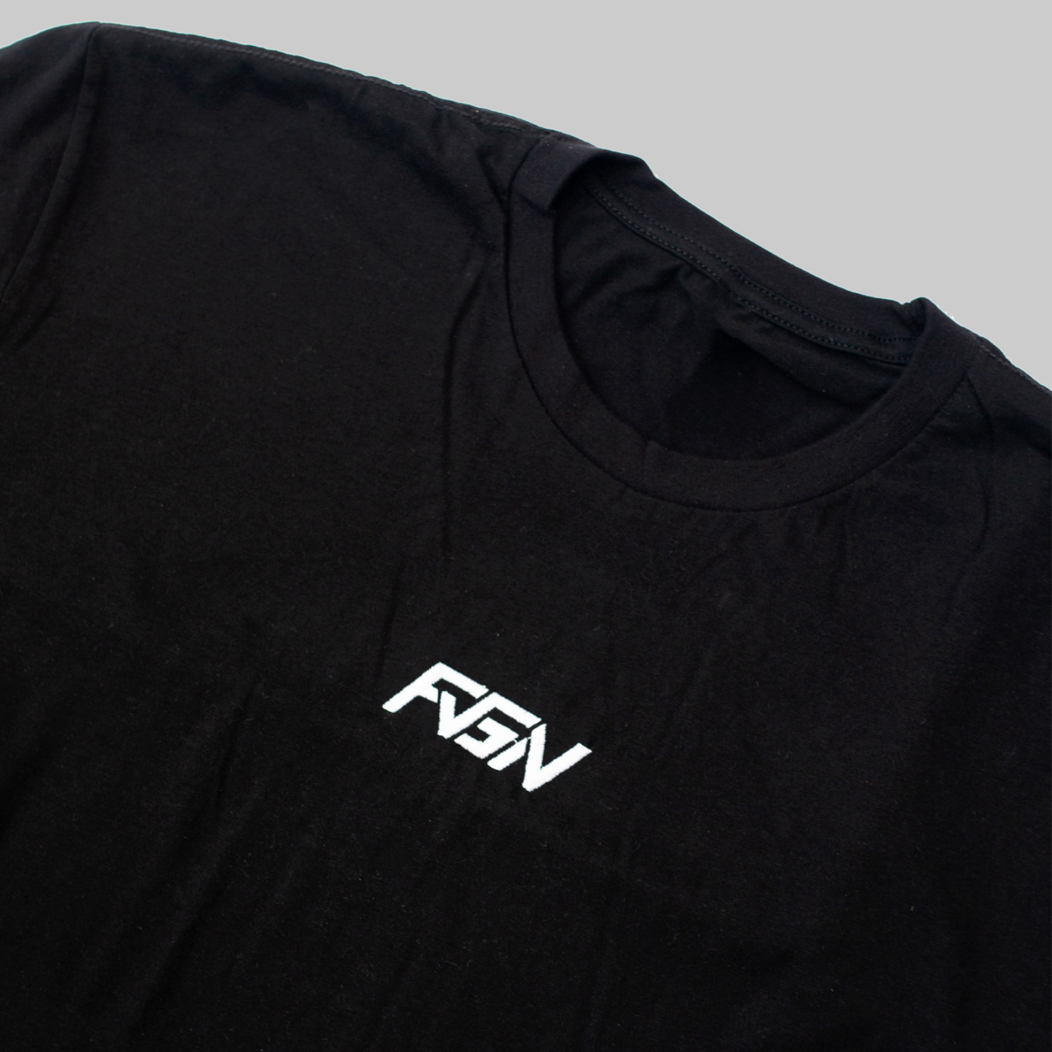 Embroidered Tee Black